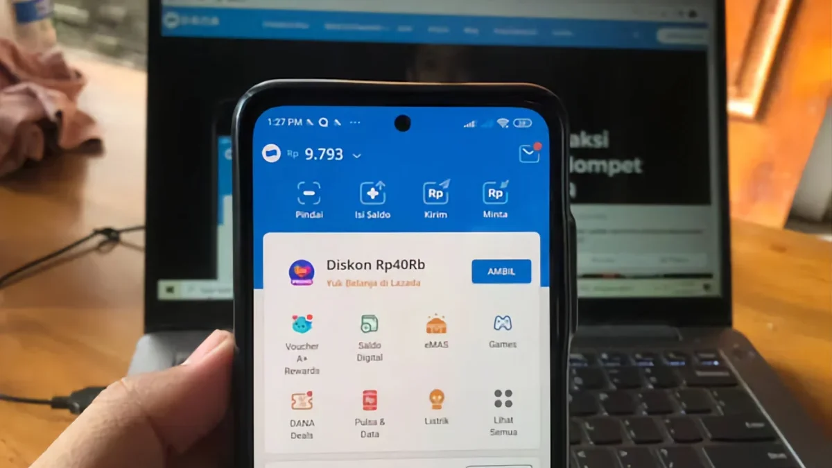 Begini Cara Masuk ke Akun DANA via Google di PC/Laptop. Sumber foto : (Money.kompas.com)