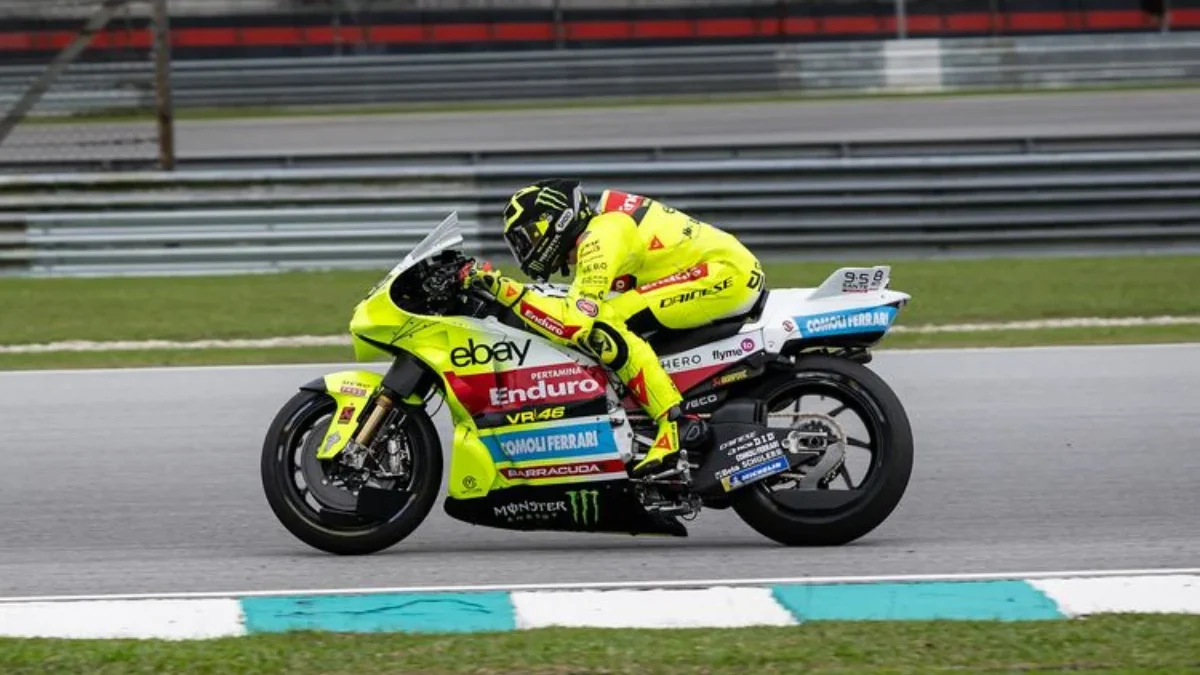 Fabio Di Giannantonio mengalami patah tulang saat Shakedown Test di Sirkuit Sepang, Malaysia(Dok. VR46)