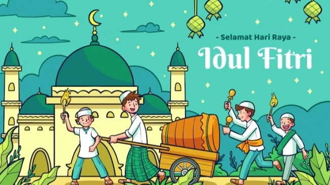 WAJIB PUNYA! Kartu Ucapan Idul Fitri 2025 Gratis, Tinggal Download!