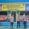 Pos PAM di Rest Area 102A dan 101B Cipali