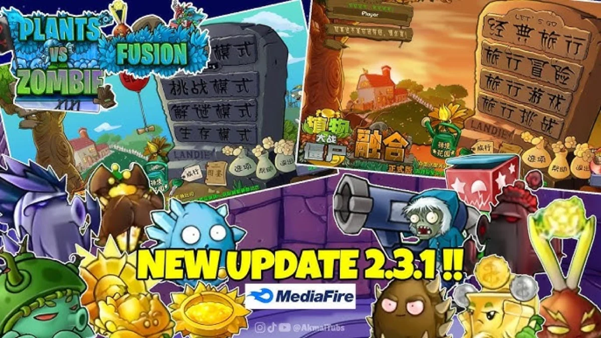 PVZ Fusion 2.3.1 Rilis! Update TERBESAR? Tanaman OP & Zombie Baru yang Bikin Emosi!