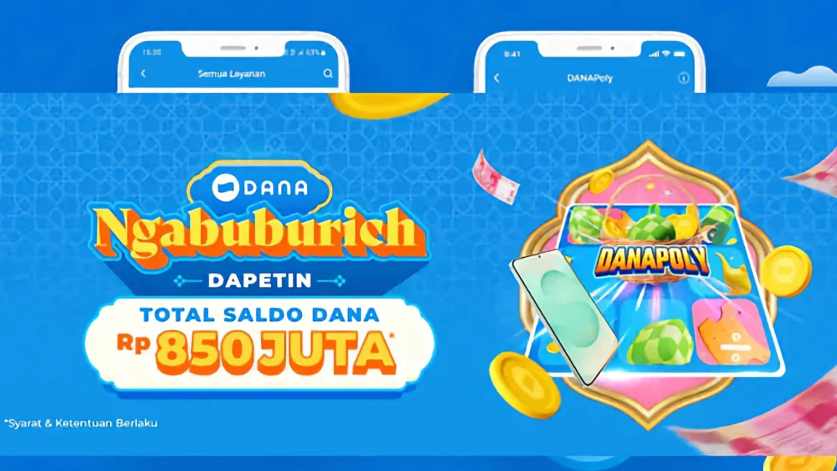 Ikutan DANAPoly untuk mendapatkan hadiah besar! (Sumber: dana.id)