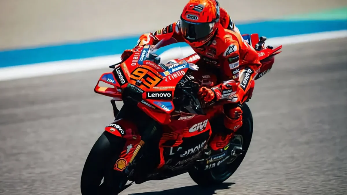 Pembalap Ducati Lenovo Team, Marc Marquez (c) Ducati Corse