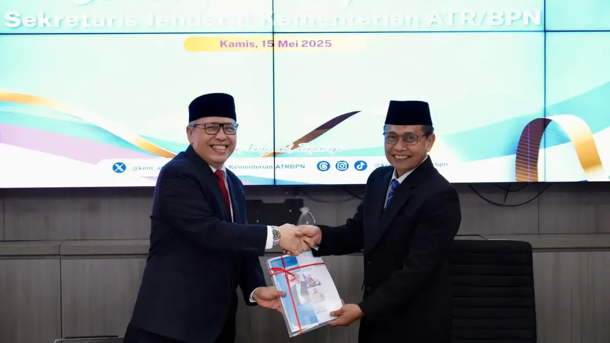 Serah Terima Jabatan Sekjen Kementerian ATR/BPN, Pudji Prasetijanto Hadi Minta Dukungan dalam Mengemban Amanah