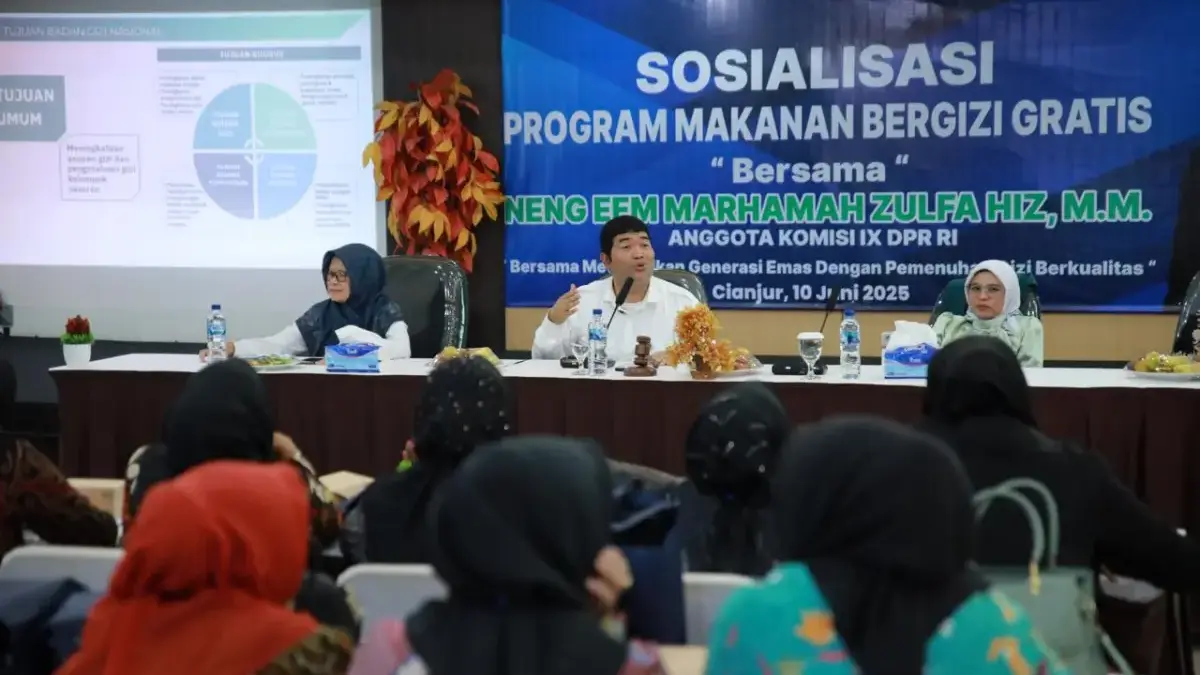 Edukasi Masyarakat Terhadap Asupan Gizi, Tim Sosialisasi Program MBG Hadir di Cianjur Tim Sosialisasi Program MBG