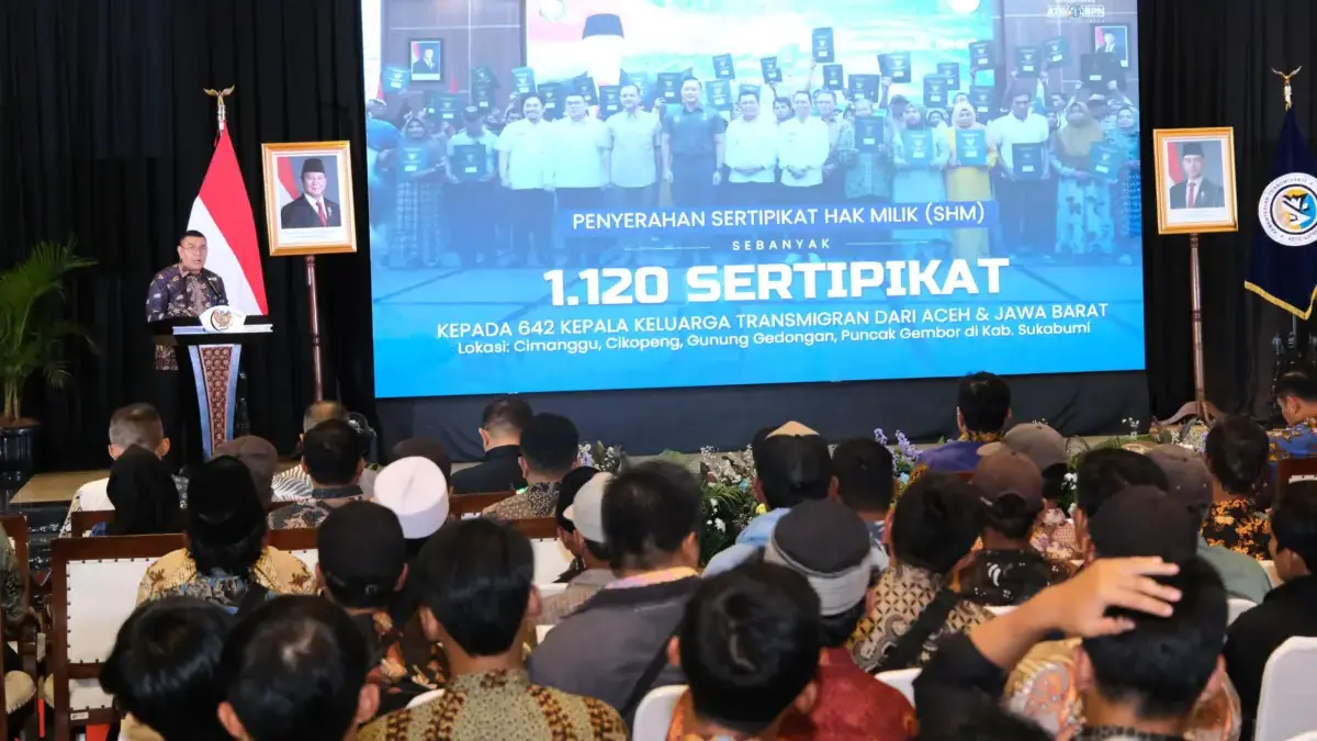 Sertipikat Tanah untuk Transmigran di Sukabumi