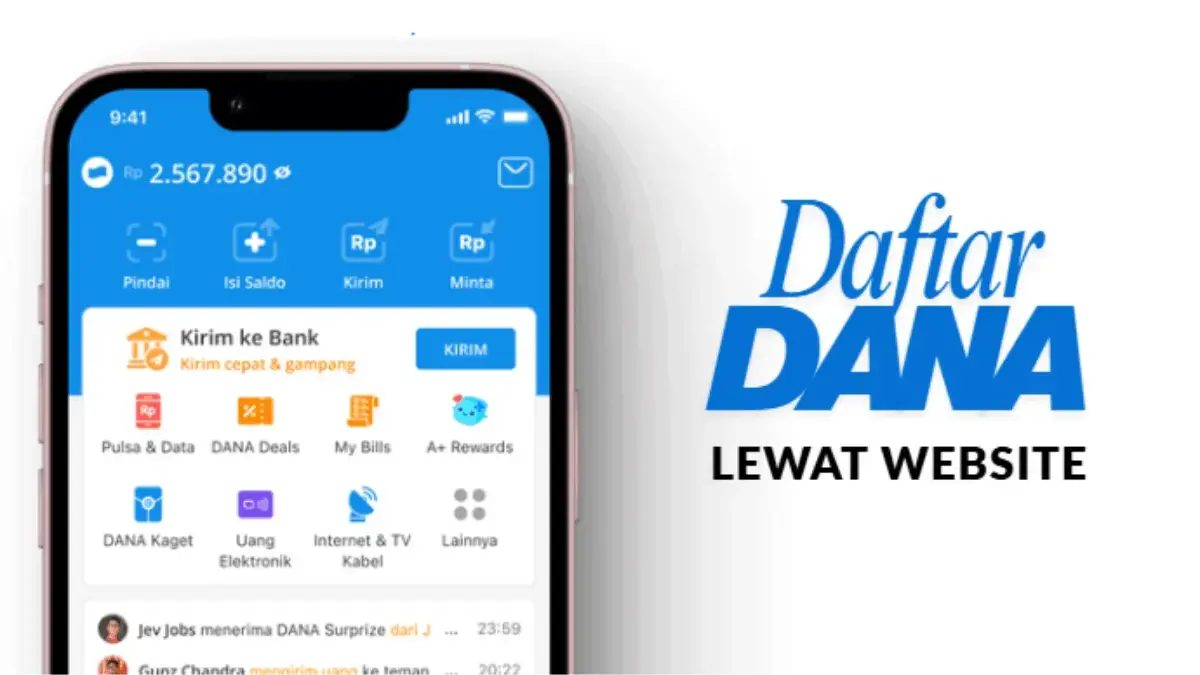 Apakah Bisa Daftar DANA Lewat Website? Cek Penjelasannya