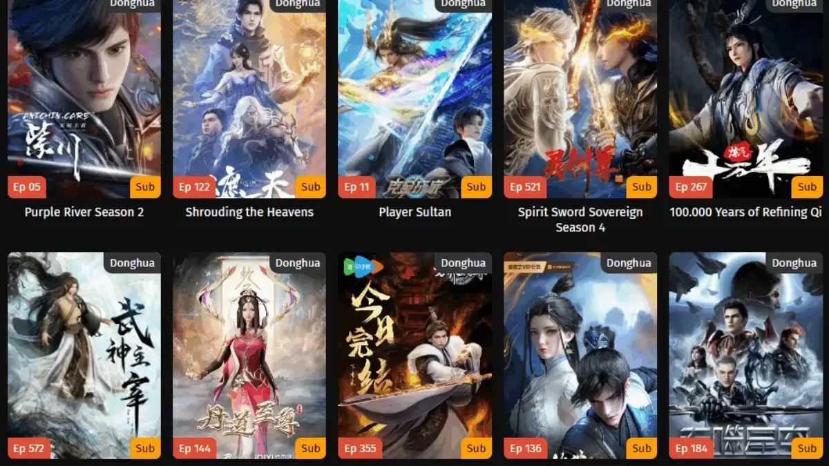 Situs Nonton Donghua Sub Indo Gratis