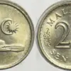 Harga Koin 20 Sen Malaysia 1988