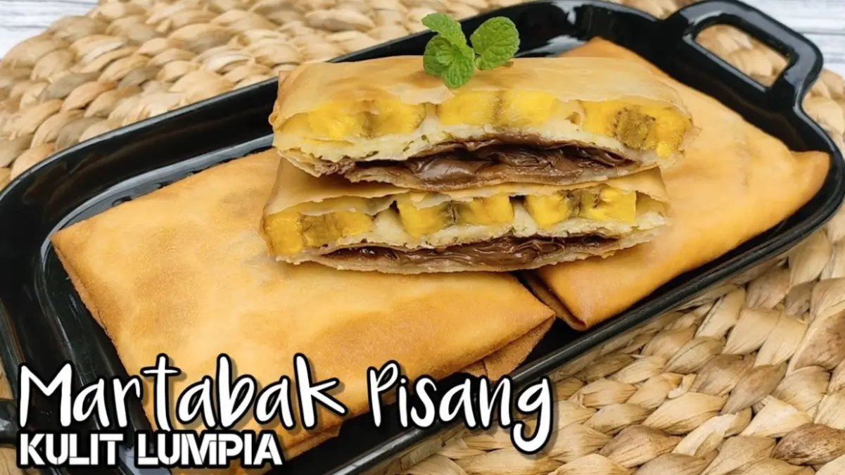 Resep Martabak Pisang Kulit Lumpia