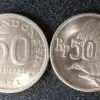 Uang Koin 50 Rupiah Tahun 1971
