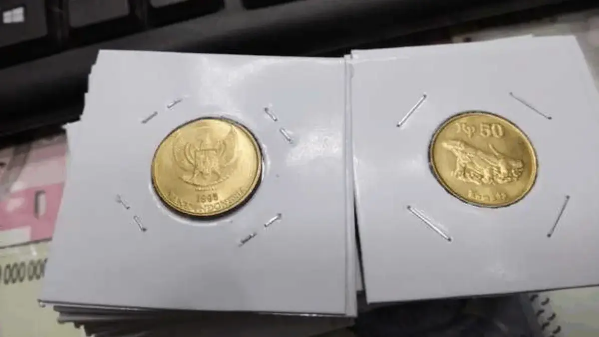 Harga Uang Koin 50 Rupiah Gambar Komodo Harganya Bisa Tembus Jutaan! Ini Faktanya (GAMBAR/hobikoe.com)
