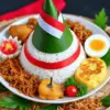 Cara Membuat Tumpeng 17 Agustus Simple dan Keren dengan Simbol Kemerdekaan, Gambar/Meta AI