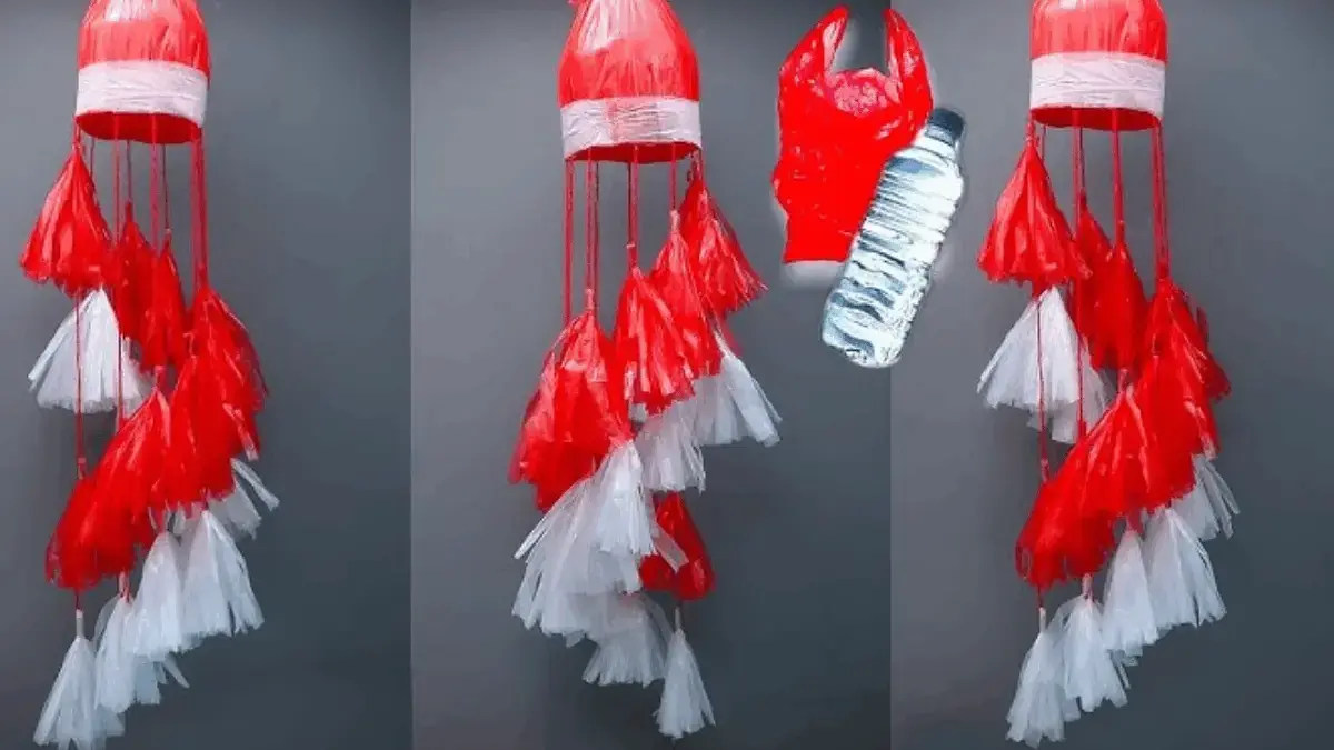 5 Hiasan 17 Agustus dari Plastik Kresek yang Simple dan Hemat