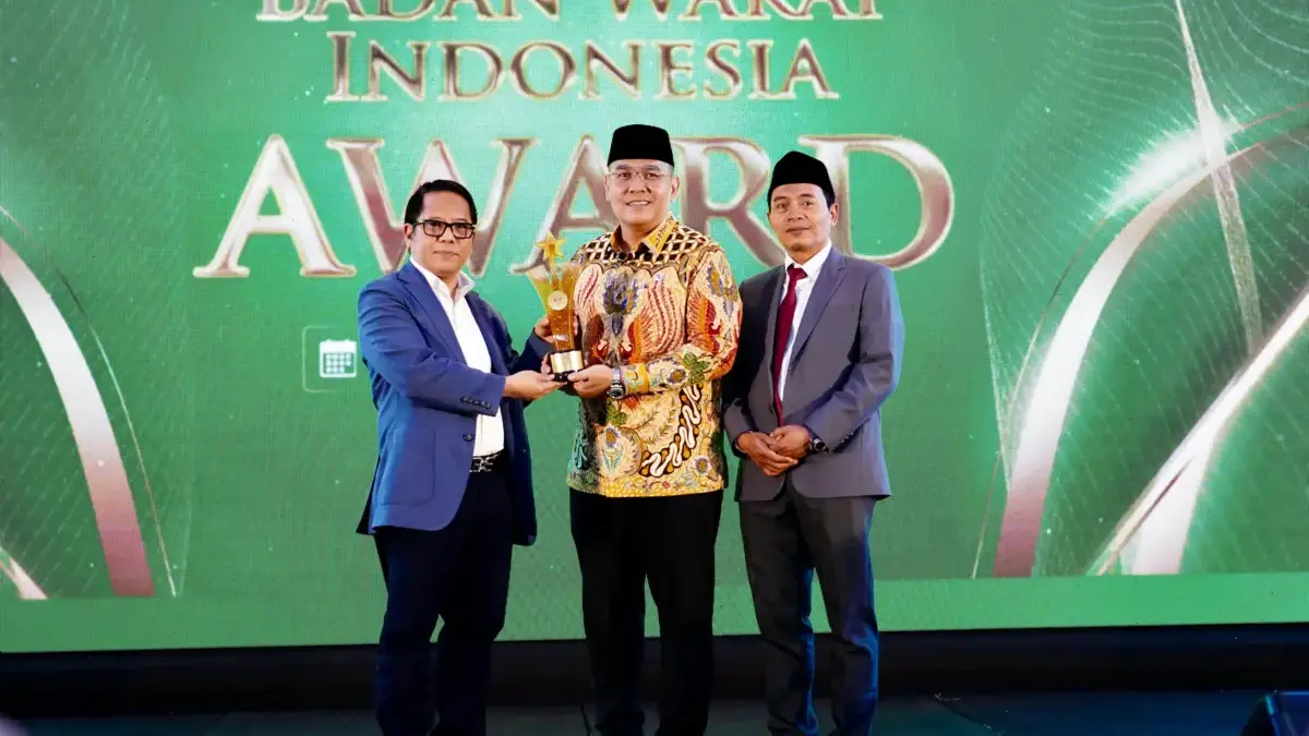 Kementerian ATR/BPN Raih Penghargaan Pendukung Percepatan Sertifikasi Tanah Wakaf oleh BWI Awards