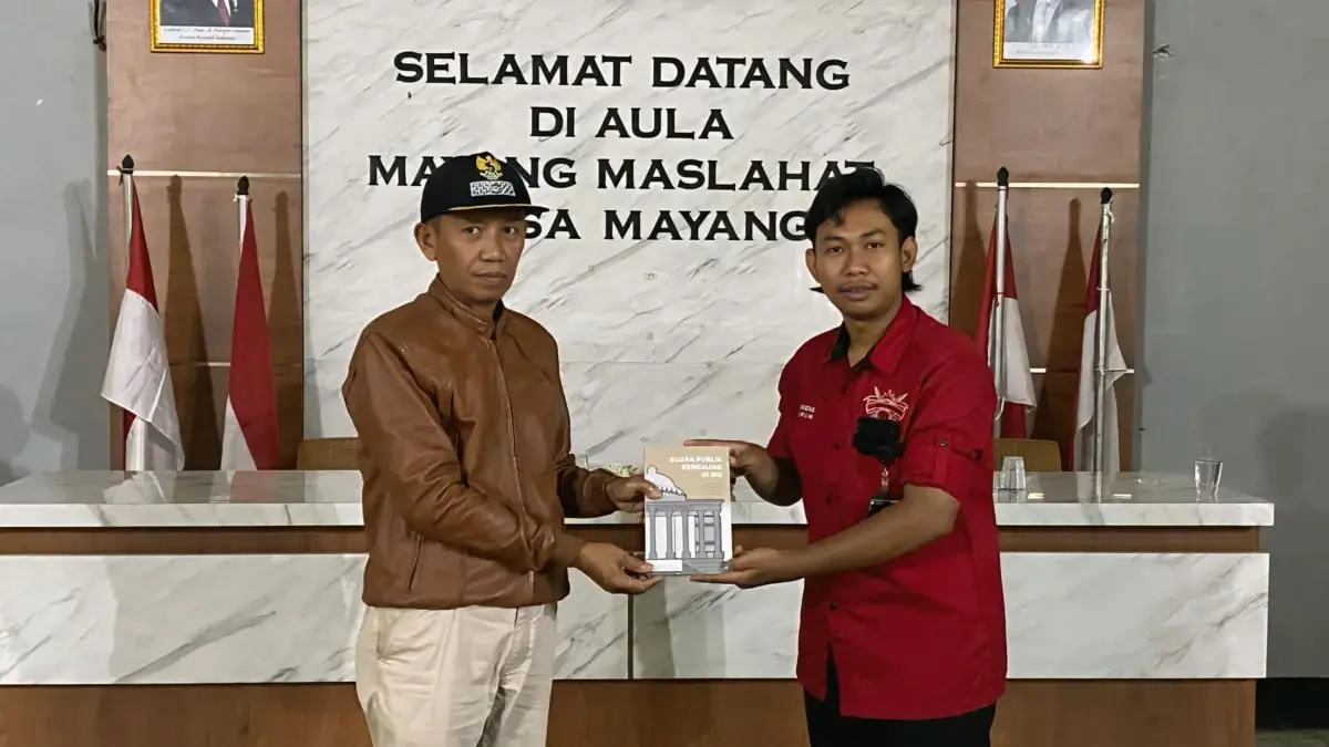Kepala Desa Mayang Usman Suhendi