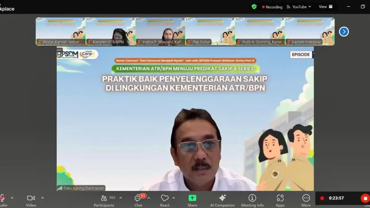 Menuju Predikat SAKIP A, Kementerian ATR/BPN Fokus Perkuat Tujuh Pra-Kondisi