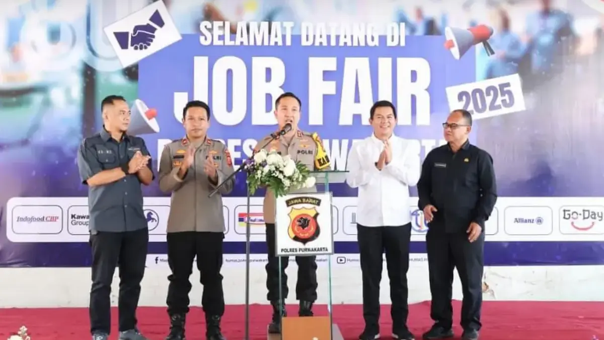 Polres Purwakarta menggelar Job Fair 2025