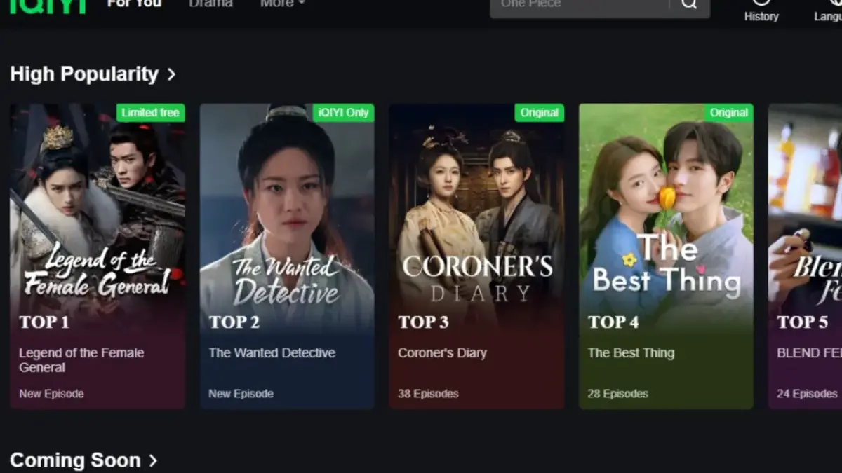 Aplikasi Nonton Drama China Gratis dan Legal, Tersedia Sub Indo