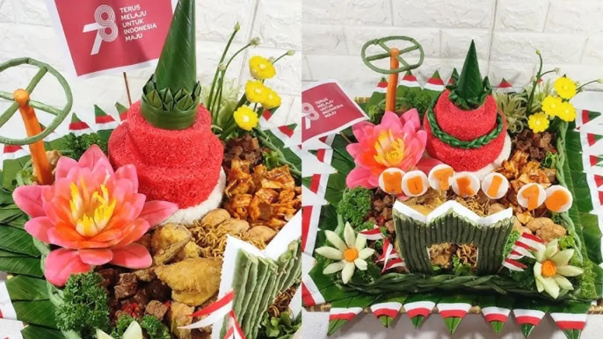 tumpeng 17 Agustus juara 1