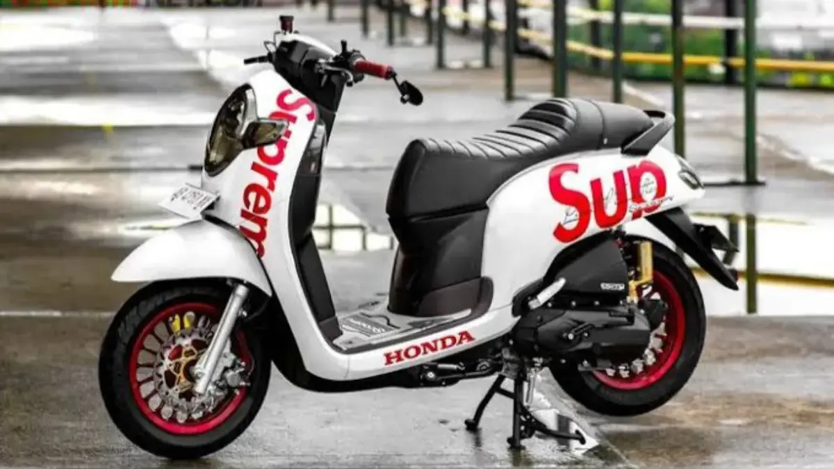 Modifikasi Honda Scoopy (Gambar Ianjuno untuk Otomotifnet)