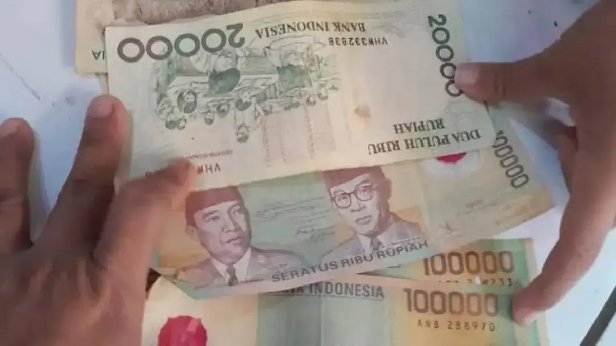 ILUSTRASI Uang jadul viral di media sosial. (IG NetizenSerang)