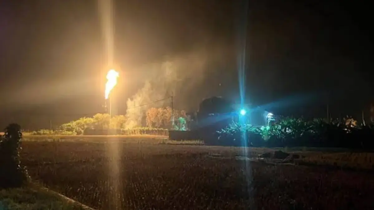 Kebocoran pipa pas pertamina di Subang. Dokumen Istimewa
