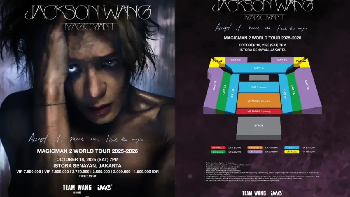 Harga Tiket Konser Jackson Wang \'Magicman 2\' di Jakarta, Pilih VIP Bisa Fotbar