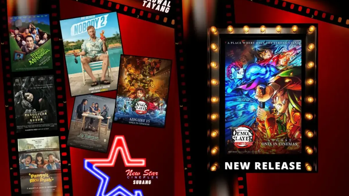 Jadwal Bioskop NSC Subang 19 Agustus 2025, Demon Slayer The Movie Masih Tayang