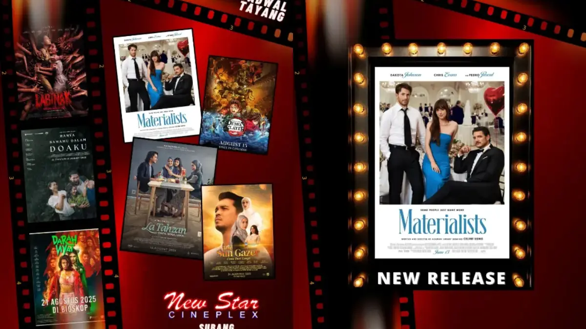 Jadwal Bioskop NSC Subang 26 Agustus 2025, Ada 6 Film yang Tayang Hari Ini