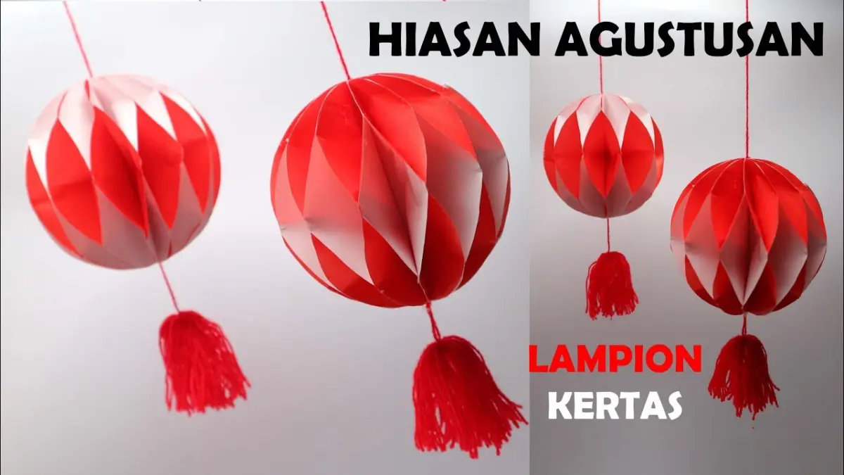 hiasan 17 Agustus dari kertas