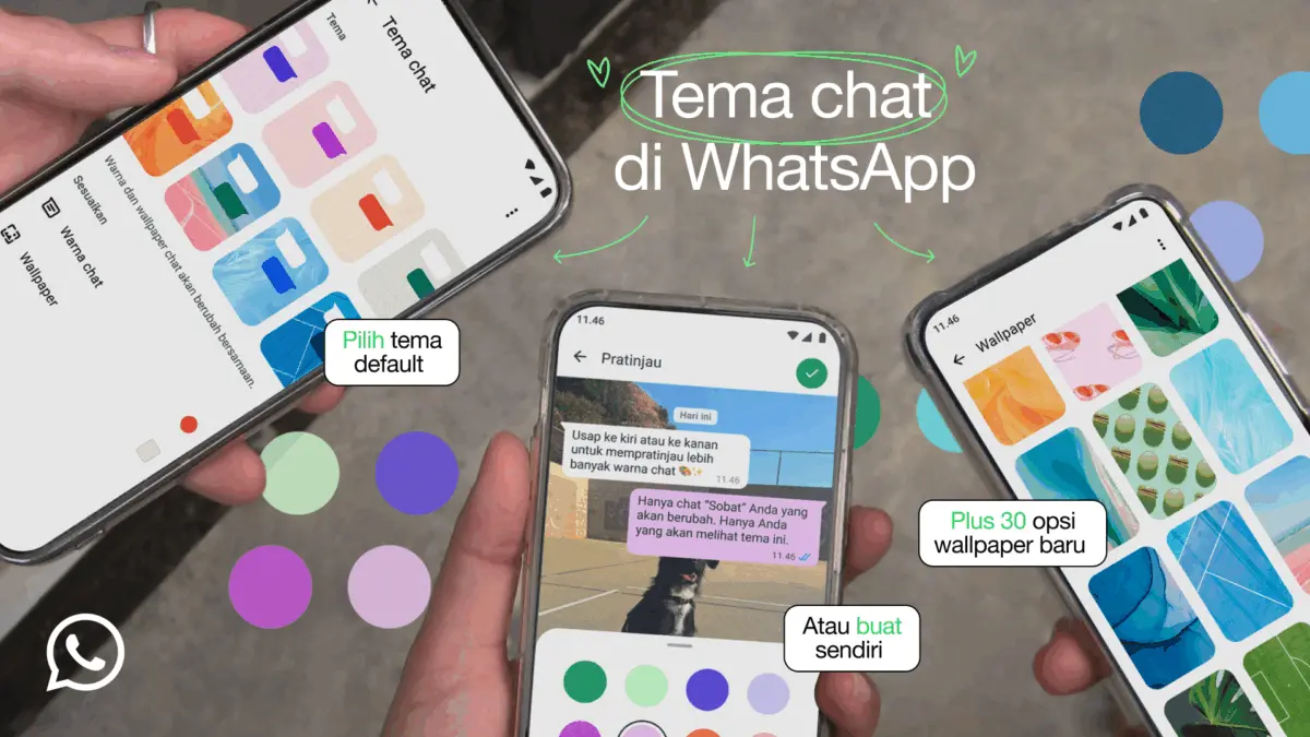 Cara Bikin Bubble Chat WhatsApp Jadi Warna-warni
