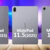 Huawei MatePad 11.5 (2025) vs MatePad 11.5 (2023) vs MatePad 11.5 S
