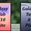 Samsung Galaxy Tab S10 Lite vs Galaxy Tab A9 Plus 5G