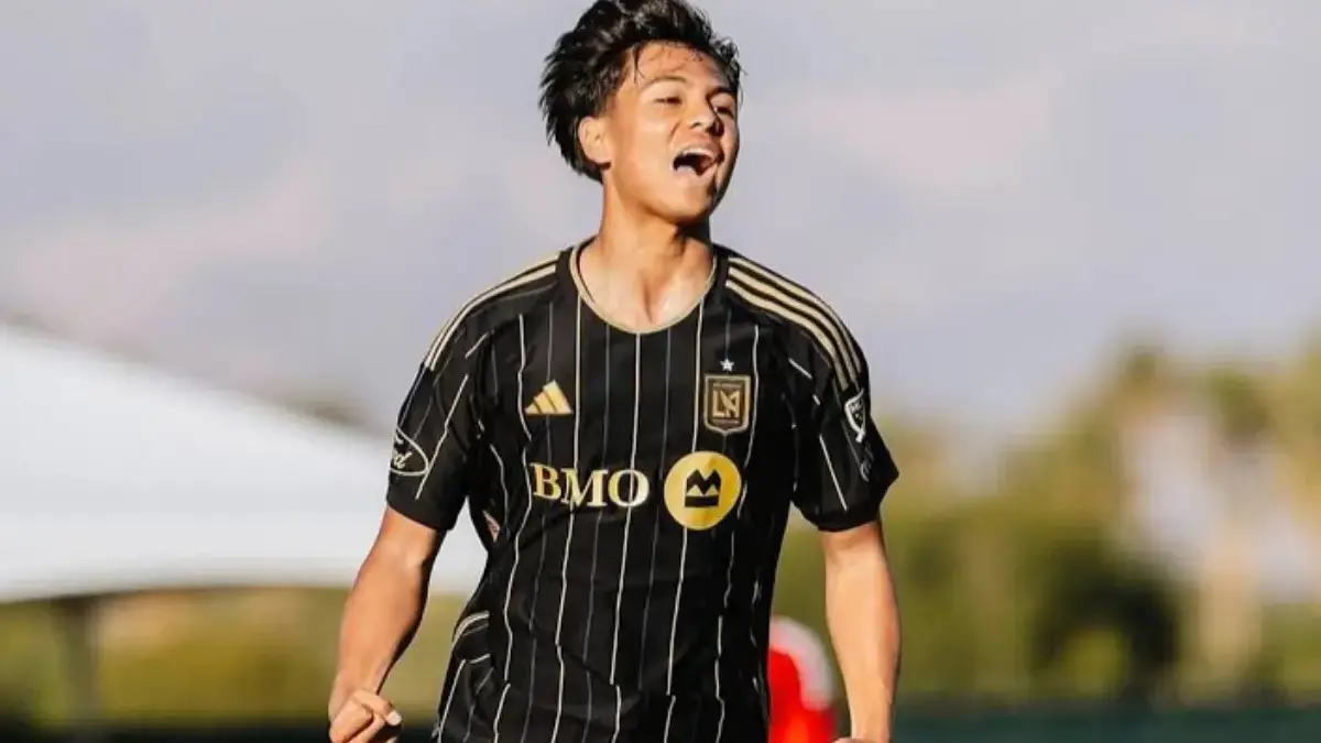 Adrian Wibowo mencetak gol untuk Los Angeles FC (Foto: Instagram/@lafc)