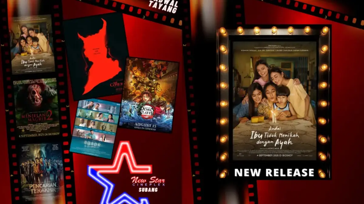 Jadwal Bioskop NSC Subang Sabtu 6 September 2025, Banyak Film Seru Lho!