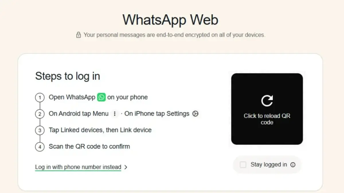 Gini Cara Login WhatsApp Web di PC dan Laptop, Bisa Scan Kode QR