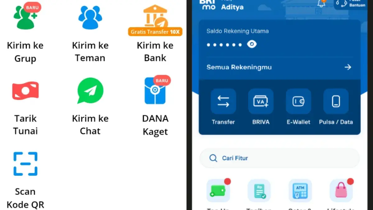 Cara Kirim Saldo DANA ke BRImo, Cuma Lewat Handphone Aja Cara Kirim Saldo DANA ke BRImo, Cuma Lewat Handphone Aja