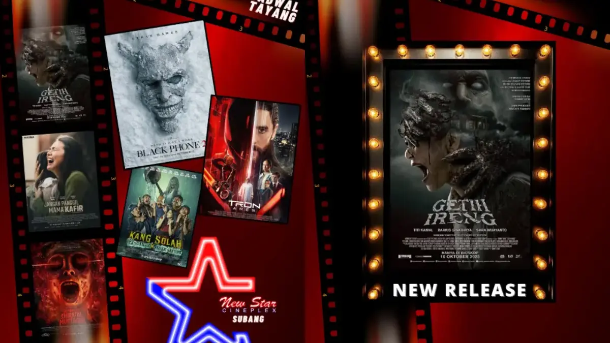 Jadwal Film Bioskop NSC Subang Kamis, 16 Oktober 2025, Getih Ireng Tayang Perdana Hari Ini
