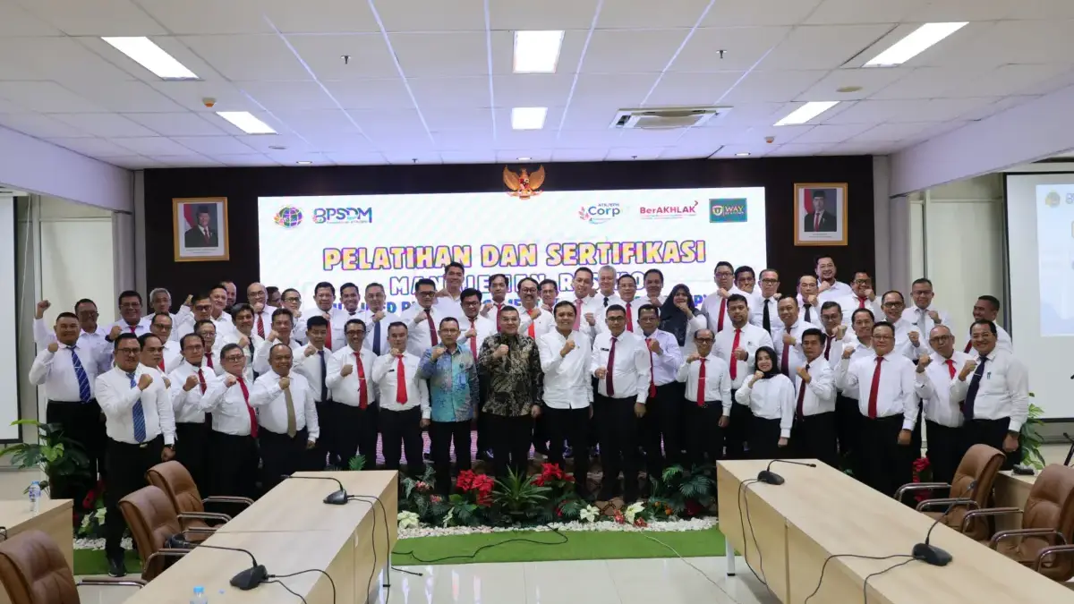 Beri Pengarahan di Pelatihan Manajemen Risiko Tingkat Lanjut, Diterapkan dalam Pengambilan Keputusan Wamen Ossy: Harus Diterapkan dalam Pengambilan Keputusan