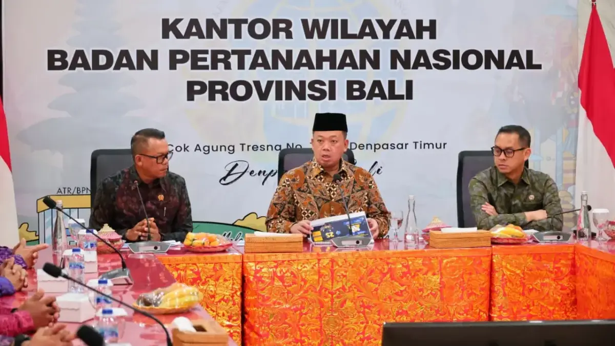 Pesan Menteri Nusron kepada Jajaran di Bali: Transformasi Layanan Pertanahan Harus Sejalan dengan Perubahan Pe