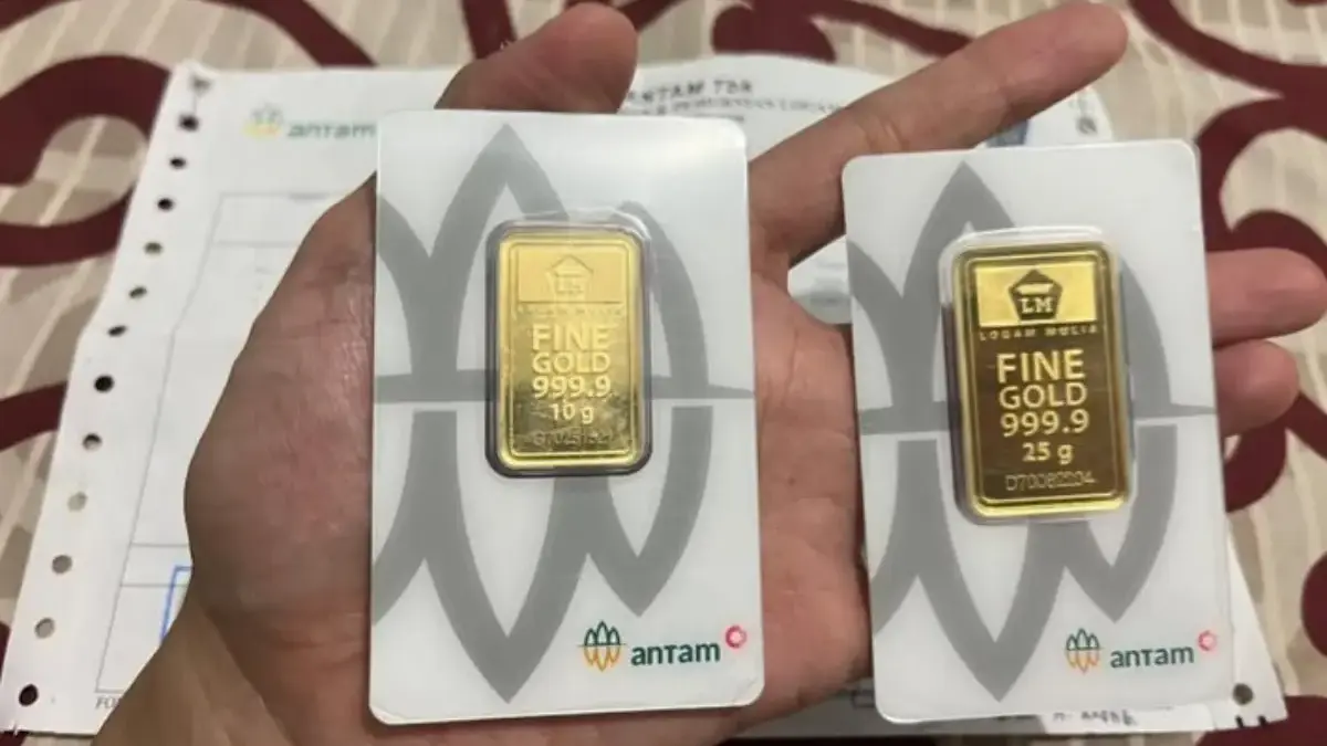 Harga Emas Batangan Antam Naik Rp2.000, Kini Rp2.464.000 per Gram Harga Emas Batangan