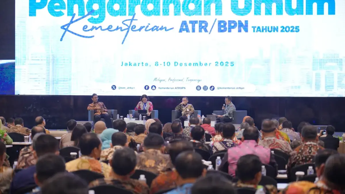 Beri Pengarahan Umum di Rakernas 2025, Sekjen ATR/BPN: Pahami Renstra dan Manfaatkan Momentum Penghujung Tahun Beri Pengarahan Umum di Rakernas 2025, Sekjen ATR/BPN: Pahami Renstra dan Manfaatkan Momentum Penghujung Tahun