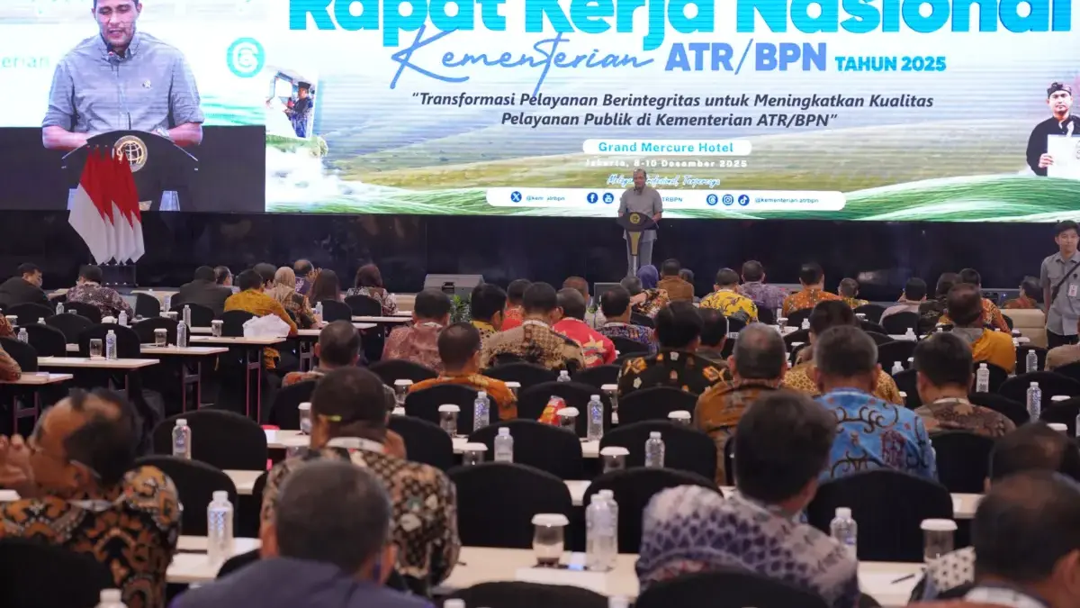 Rakernas Kementerian ATR/BPN 2025, Wamen Hukum: Salah Satu Kunci Ciptakan Pemerintahan yang Bersih Rakernas Kementerian ATR/BPN 2025, Wamen Hukum: Salah Satu Kunci Ciptakan Pemerintahan yang Bersih