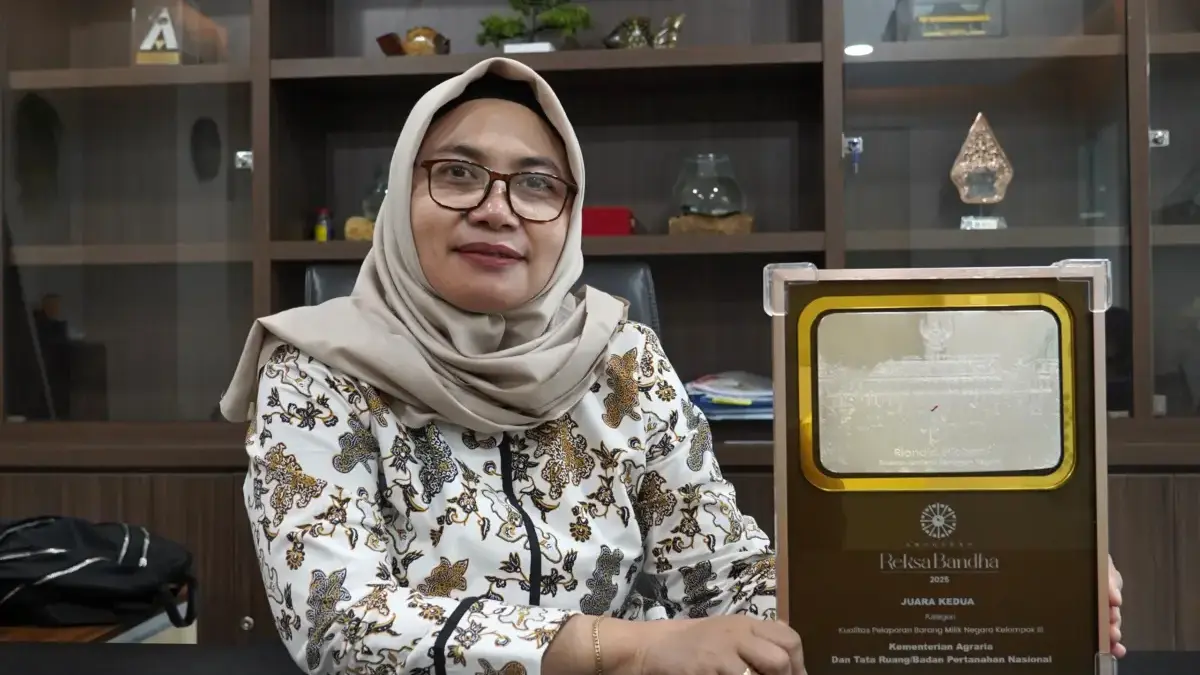 Kelola BMN dengan Tertib dan Akuntabel, Kementerian ATR/BPN Terima Anugerah Reksa Bandha 2025