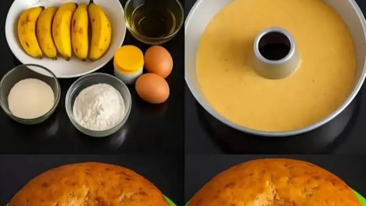 Resep Bolu Pisang 2 Telur Pakai Minyak Goreng, Anti Gagal dan Super Lembut Resep Bolu Pisang 2 Telur Pakai Minyak Goreng
