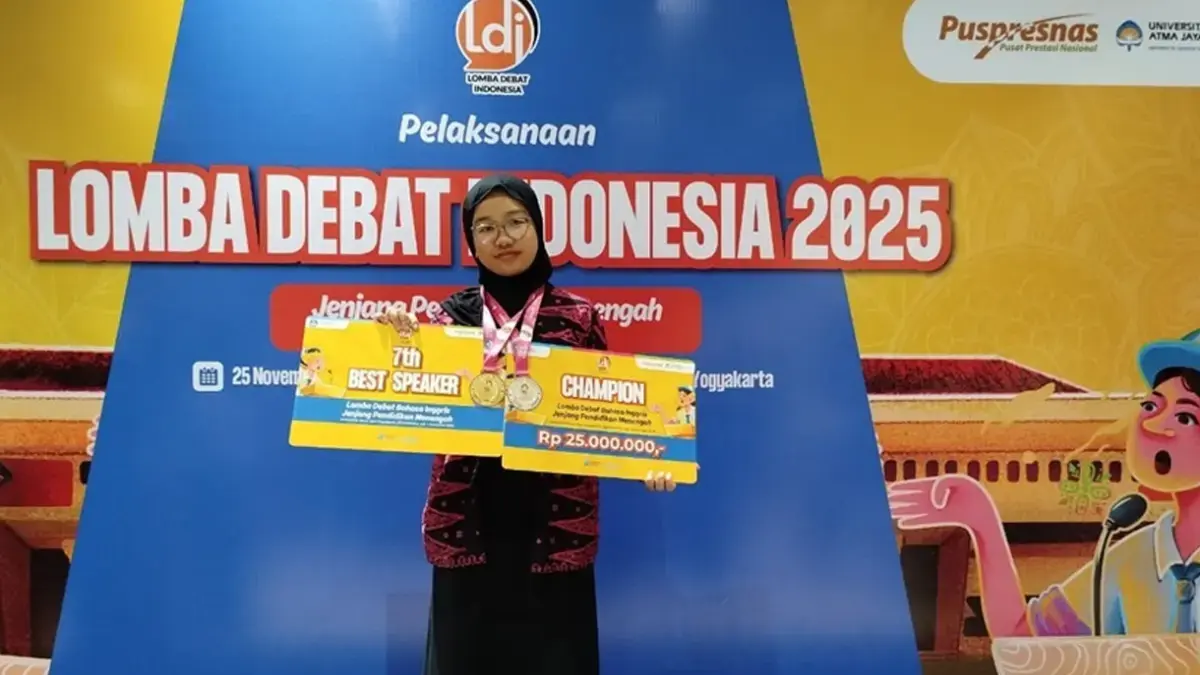 Keren! Siswi Madrasah Ini Satu-satunya Wakil Indonesia di Kompetisi Debat Internasional 2026 di Kenya