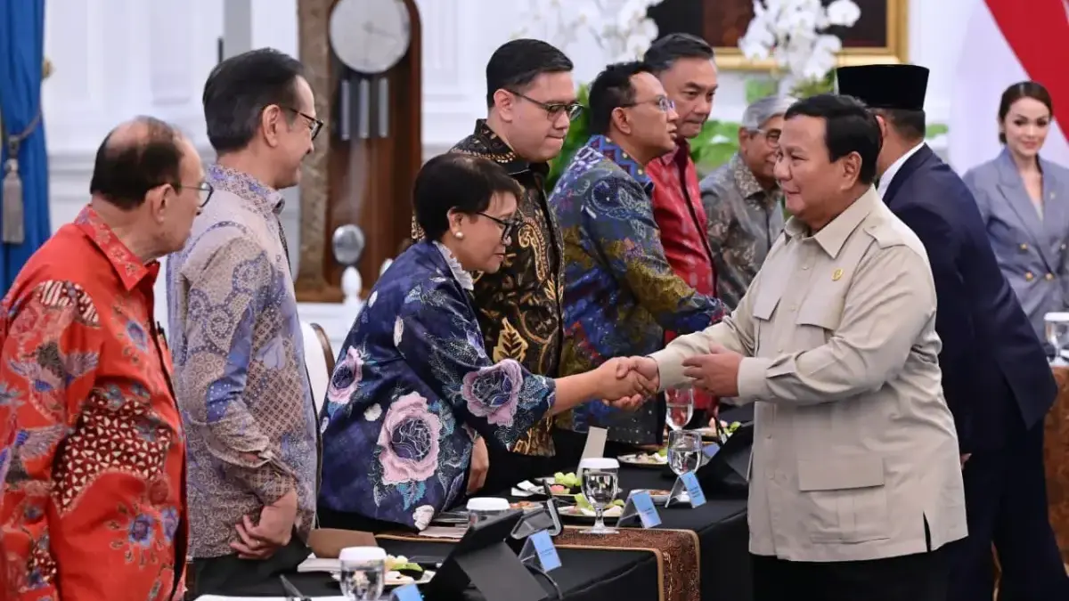 Menlu Sugiono Tegaskan Tak Ada Pro Kontra \'BoP\' Bersama Eks Menlu-Wamenlu.