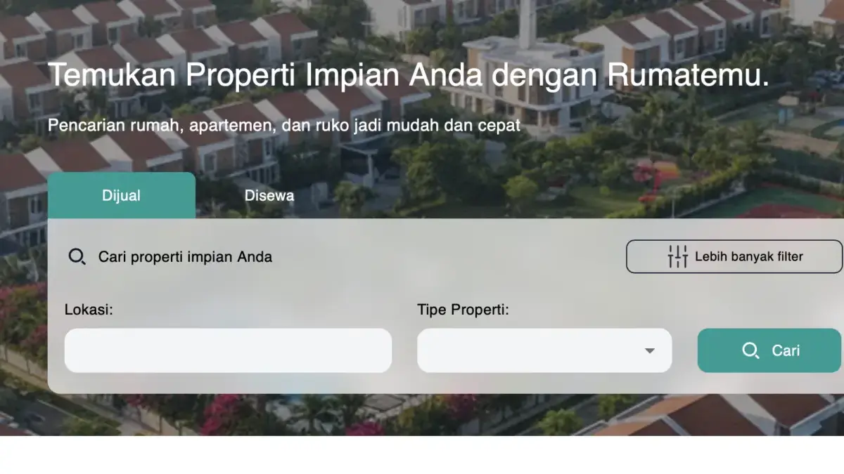 sewa properti rumah apartemen