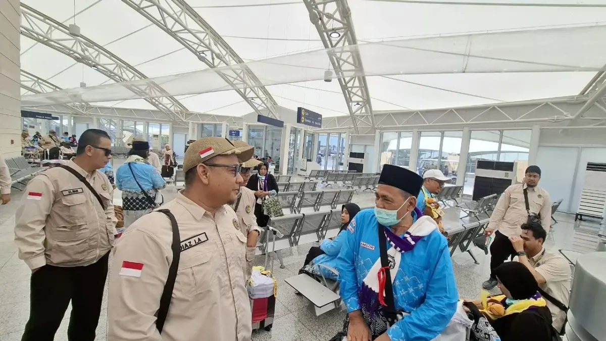 Tim Inspektorat Kemenhaj Pantau Kepulangan Gelombang II di Bandara Madinah, Hasilnya?